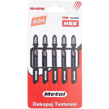 Knisaw KS51718 5'li Dekupaj Testeresi Bıçağı