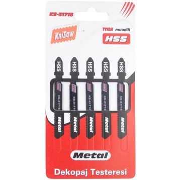 Knisaw KS51718 5'li Dekupaj Testeresi Bıçağı
