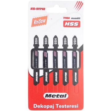 Knisaw KS51718 5'li Dekupaj Testeresi Bıçağı