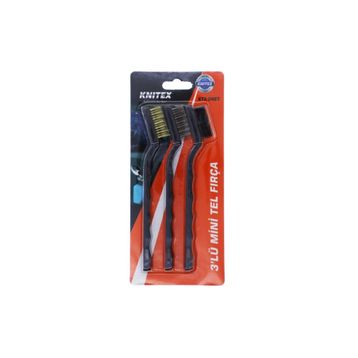 Knitex KTX-2487 3'lü Mini Tel Fırça