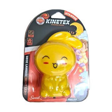 Knitex KTX-2526 Sarı Gece Lambası