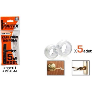 Knitex KTX2673 5'li Kapı Kolu Koruma Tamponu