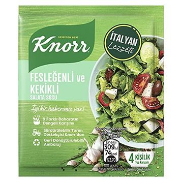 Knorr 10 gr Fesleğenli ve Kekikli Salata Sosu (5 adet)