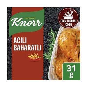 Knorr 31 gr Acılı Baharatlı Fırında Tavuk Çeşnisi (3 adet)