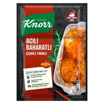 Knorr 31 gr Acılı Baharatlı Fırında Tavuk Çeşnisi (3 adet)