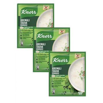 Knorr 72 gr Kremalı Tavuk Çorba (3 adet)
