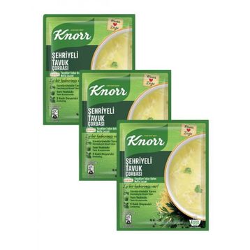 Knorr 72 gr Şehriyeli Tavuk Çorba (3 adet)