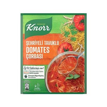 Knorr 76 gr Şehriyeli Tavuklu Domates Çorbası