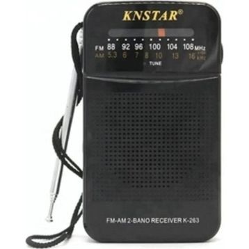 Knstar K-263 Cep Tipi Taşınabilir FM Radyo
