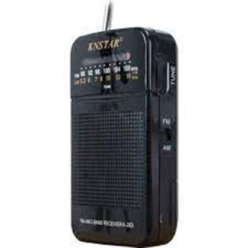 Knstar K-263 Cep Tipi Taşınabilir FM Radyo