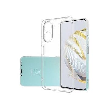 KNY Huawei Nova 10 SE Ultra İnce Şeffaf Silikon Cep Telefonu Kılıfı