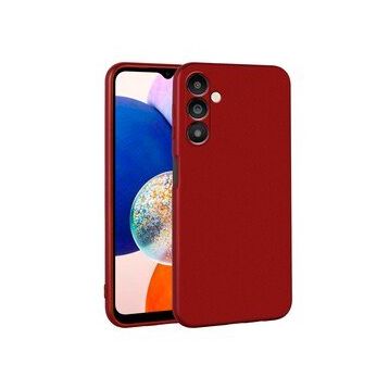 KNY Samsung Galaxy A54 İnce Mat Silikon Kırmızı Kılıf