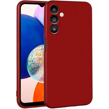 KNY Samsung Galaxy A54 İnce Mat Silikon Kırmızı Kılıf