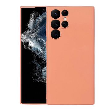 KNY Samsung Galaxy S22 Ultra İçi Süet Renkli Mara Lansman Kılıf