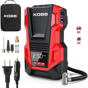 Kobb KB220 12/220V 150 PSI Dijital Basınç Göstergeli Lastik Şişirme Pompası