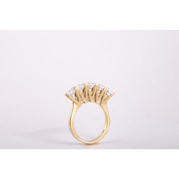Koçak Gold 5141 14 Ayar Altın Beyaz Beştaş Yüzük