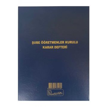 Kocaoluk Şube Öğretmenler Kurulu Karar Defteri