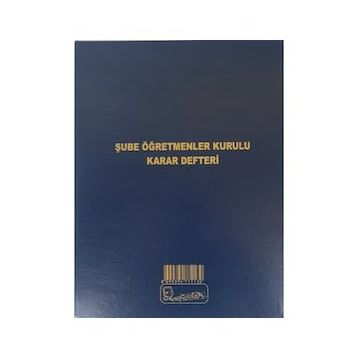 Kocaoluk Şube Öğretmenler Kurulu Karar Defteri