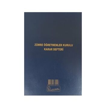 Kocaoluk Zümre Öğretmenler Kurulu 100 Yaprak Karar Defteri