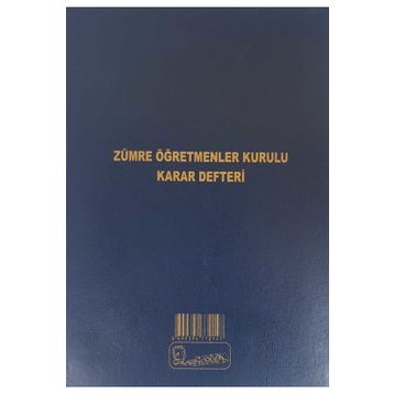 Kocaoluk Zümre Öğretmenler Kurulu 100 Yaprak Karar Defteri