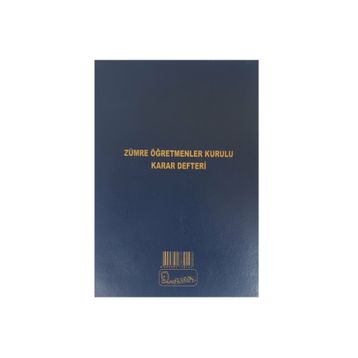 Kocaoluk Zümre Öğretmenler Kurulu 100 Yaprak Karar Defteri