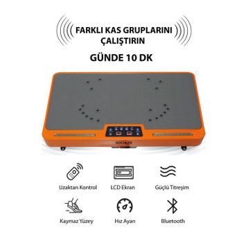 Kochler Shaper Titreşimli Bluetoothlu Kondisyon Aleti ve Egzersiz Aleti