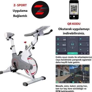 Kochler Spinning Bike Uygulama Bağlantılı Kondisyon Bisikleti ve Egzersiz Aleti