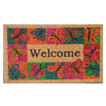 Koçtaş Butterfly 30x50 cm Pvc Tabanlı Koko Paspas