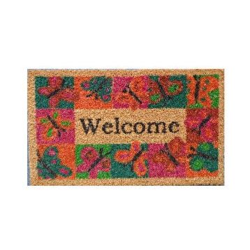 Koçtaş Butterfly 30x50 cm Pvc Tabanlı Koko Paspas