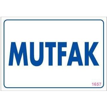 KOD:1657 Mutfak 17.5x25 Uyarı Levhası