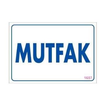 KOD:1657 Mutfak 17.5x25 Uyarı Levhası