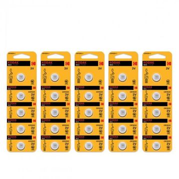 Kodak CR1620 25 Adet Max Lityum Para Pil