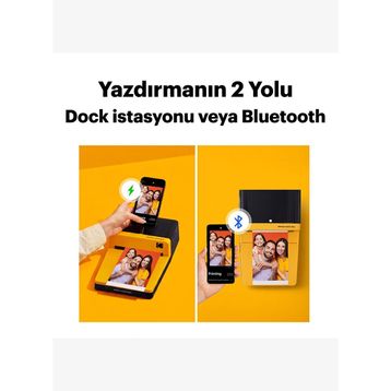 Kodak Dock Era 10x15 Sarı Bluetooth Fotoğraf Yazıcısı