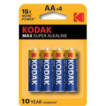 Kodak Max 4 adet AA Alkalin Kalem Pil