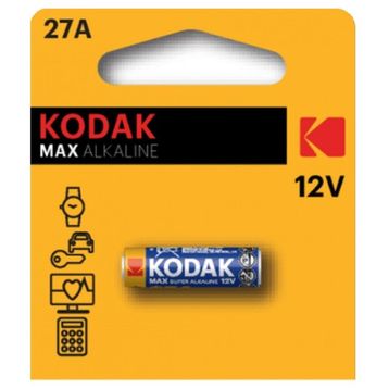 Kodak Max Alkalin 27a Pil