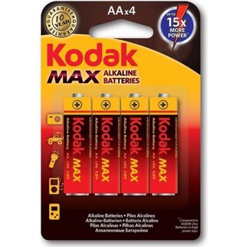 Kodak Max Alkalin AA 4'lü Kalem Pil