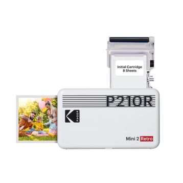 Kodak P210R Mini 2 Beyaz Mobil Fotoğraf Yazıcısı