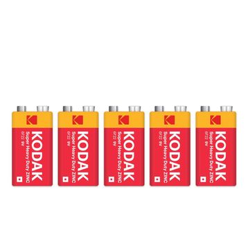 Kodak Shrink Çinko Karbon 9 Volt Pil