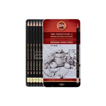 Koh-i Noor 1900 Toison Dor 12 Dereceli Art 8B-8H 1902 Kalem Seti