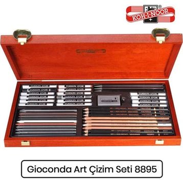 Koh-i-Noor Gioconda Artist Set 8895 Ahşap Kutu Çizim Seti
