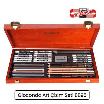 Koh-i-Noor Gioconda Artist Set 8895 Ahşap Kutu Çizim Seti