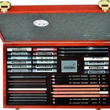 Koh-i-Noor Gioconda Artist Set 8895 Ahşap Kutu Çizim Seti