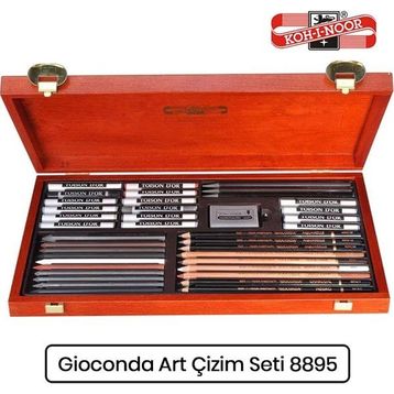Koh-i-Noor Gioconda Artist Set 8895 Ahşap Kutu Çizim Seti