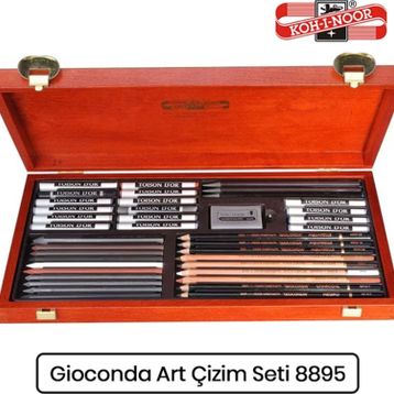 Koh-i-Noor Gioconda Artist Set 8895 Ahşap Kutu Çizim Seti