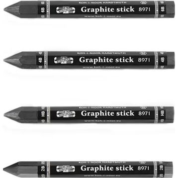 Koh-i Noor Graphite Stick Jumbo Woodless 8971 Grafit Kalemi