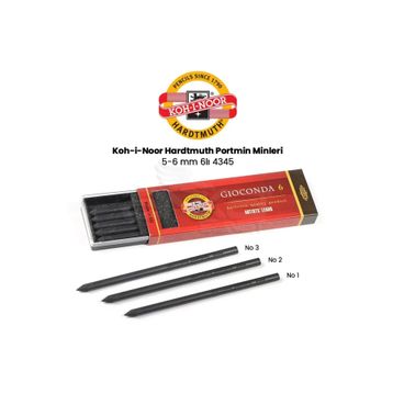 Koh-i Noor Hardtmuth Portmin Min 5-6 mm 6'lı 4345 Kalem