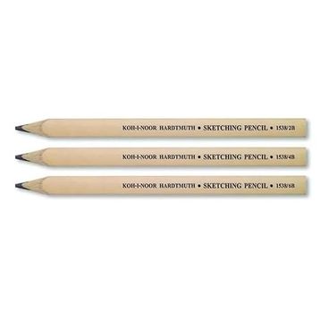 Koh-i Noor Sketching Pencil Yassı Uçlu 1538 Geniş Çizim Kalemi