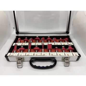 Kohertz 12 mm 18 Parça Freze Seti