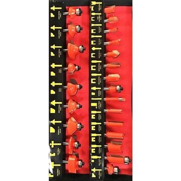 Kohertz No:54 6 mm 24 Parça Freze Bıçağı Seti
