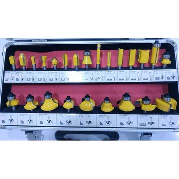 Kohertz No:54 6 mm 24 Parça Freze Bıçağı Seti